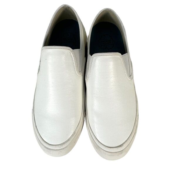 SeaVees Men's Size 10 SeaChange Slip On White Vegan Corn Leather Shoes - Picture 4 of 11